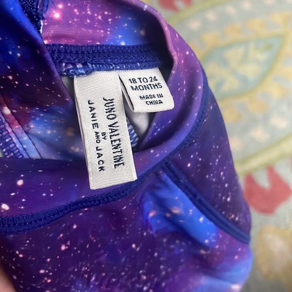 Janie and Jack rash guard 1 piece swimsuit 18-24 months - Picture 3 of 3